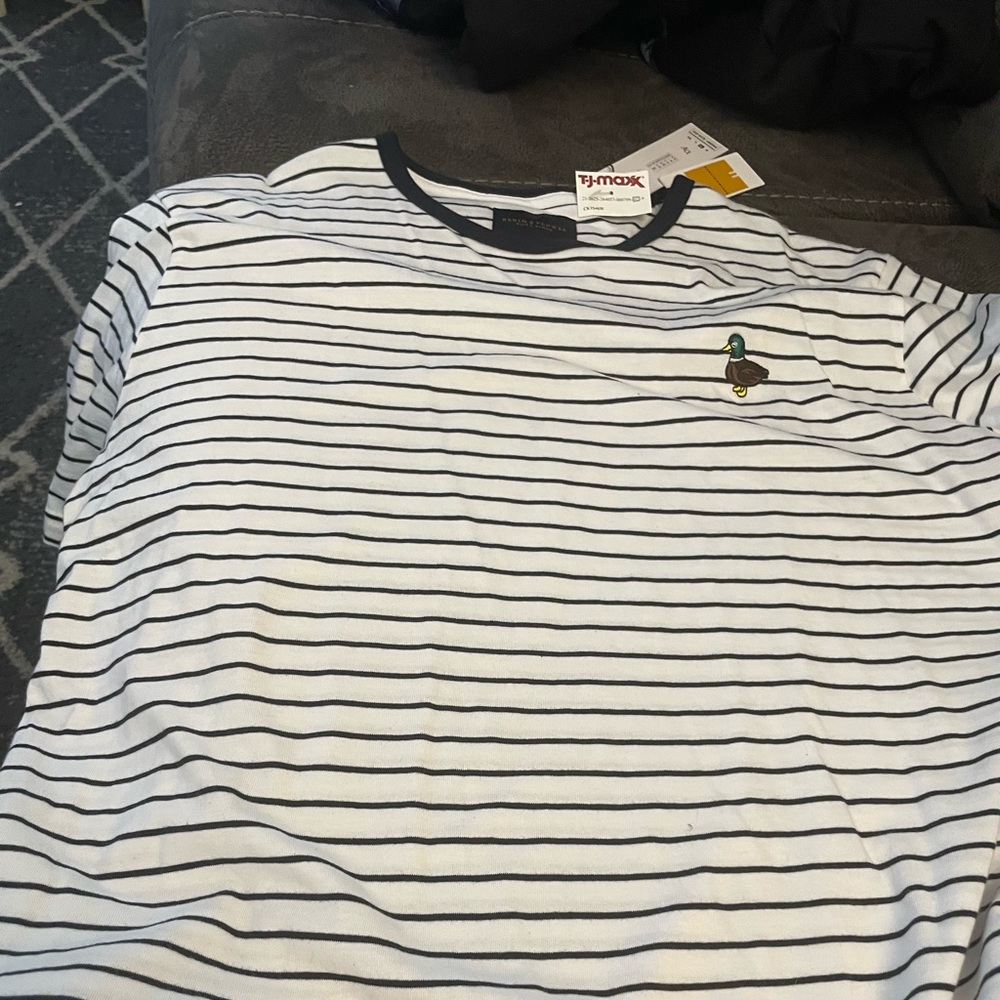 Denim and flower boys, medium T-shirt with duck emblem